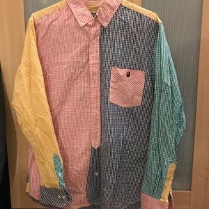 BAPE Button Down Long Sleeve SHIRT Sz XL